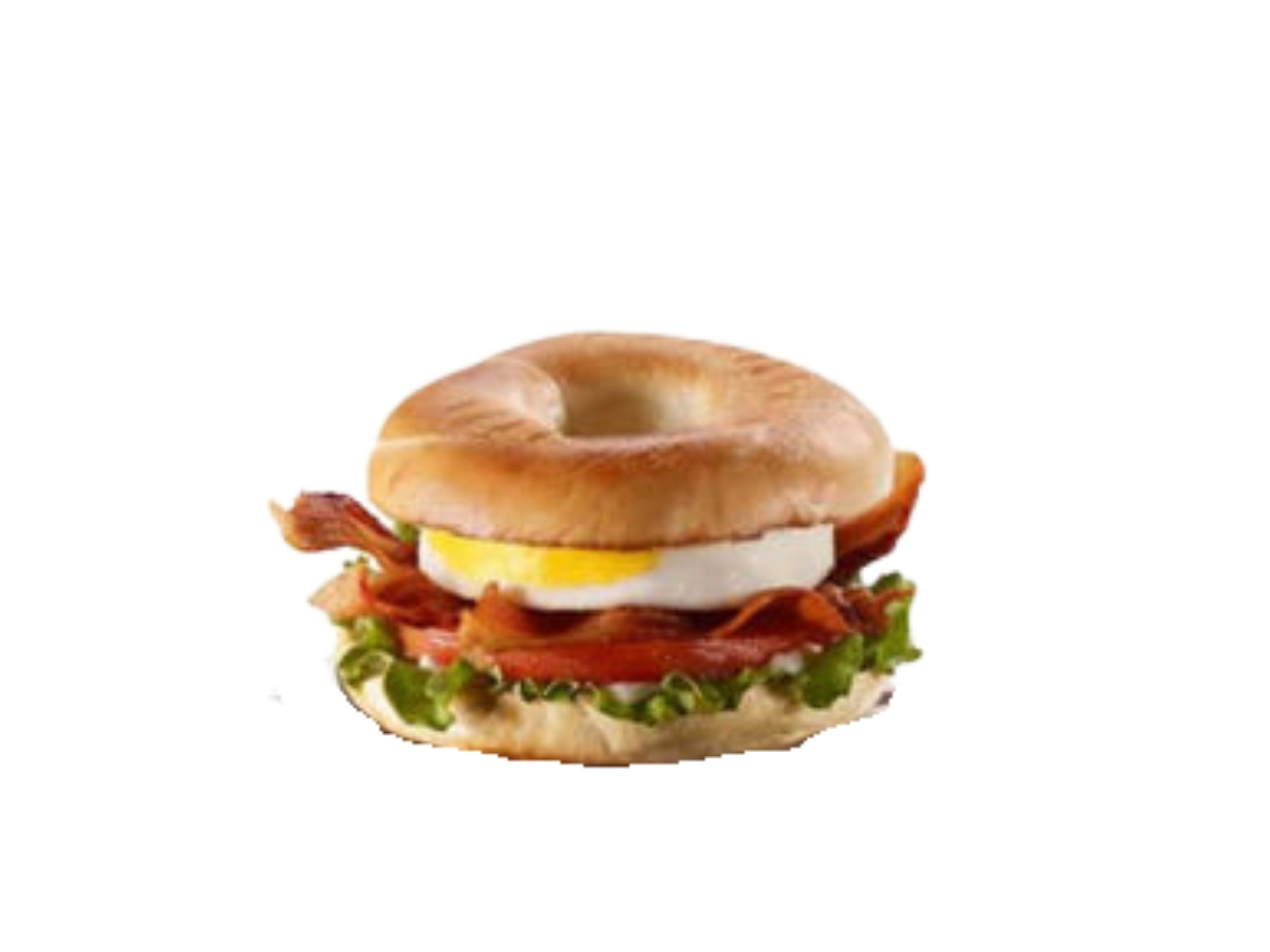 Bagel déjeuner OOEUF, œuf et bacon